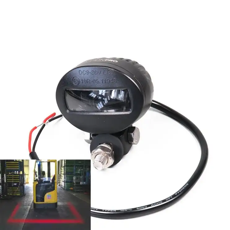 Výstražné světlo pro vysokozdvižné vozíky VISIONPRO, 2x LED, červené Tovární Cena