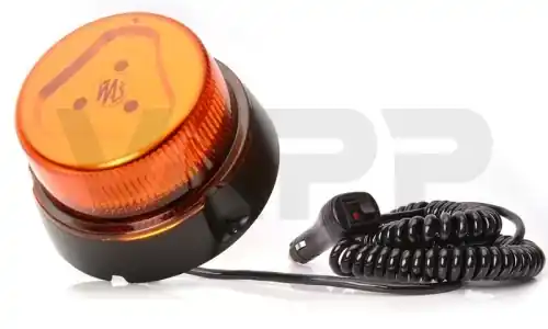 Zlevněný Maják magnetický LED oranžový WAS W112, kabel 3 m, autozástrčka