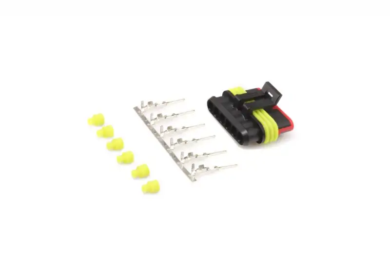 Levný Konektor 6-pólový Superseal - vidlice (male), IP67