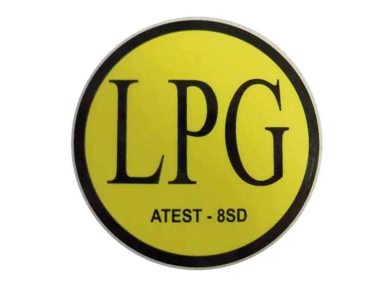 Nakupujte Hned Značení LPG (ATEST-8SD) - samolepka vnější, prům. 71mm