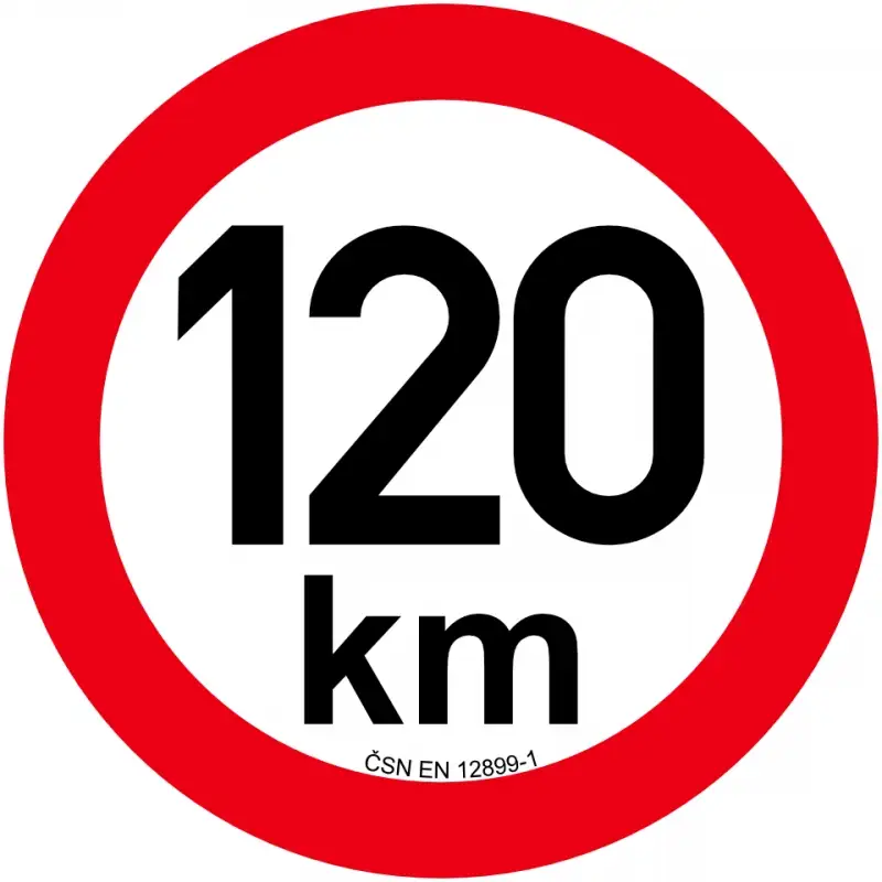 Omezení rychlosti 120 km retroreflexní pr. 200 mm Hit Sezóny