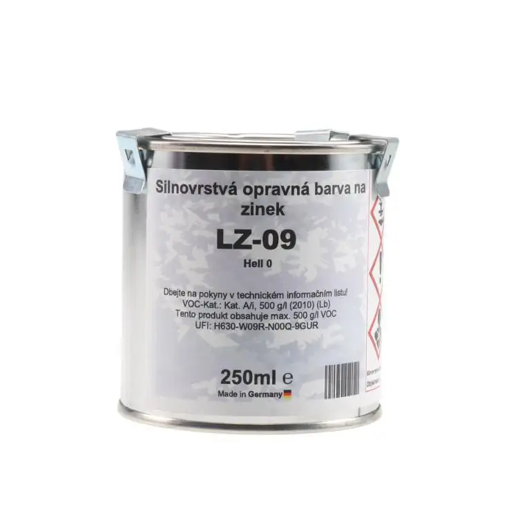 Silnovrstvá opravná barva na zinek LZ-09 250ml Poslední Šance
