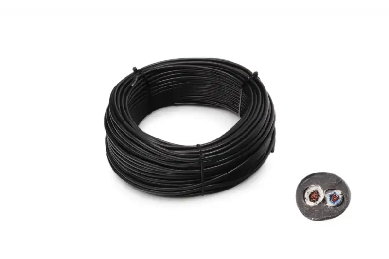 Kabel 2x0,75, bílá/černá, balení 200 m Oblíbený