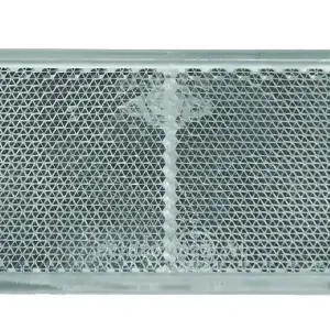 Odrazka bílá 90x40 mm s otvory Super Cena
