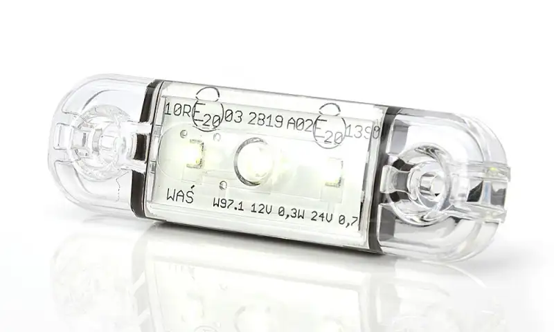 Výprodej Svítilna přední obrysová LED WAS W97.1, 12-24V, plochá