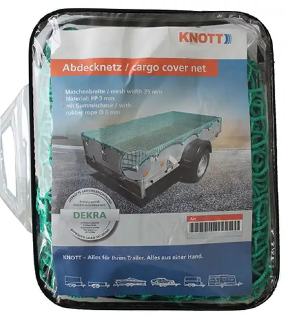 Síť k zajištění nákladu KNOTT 270 x 150 cm (oka 35 mm) Speciální Cena