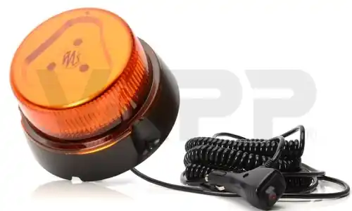 Maják magnetický LED oranžový WAS, kabel 7 m, autozástrčka Značkový
