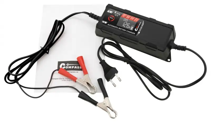 Přímo Od Výrobce Nabíječka mikroprocesor 4Amp 12V PB/GEL/AGM/LiFePO4 LCD displej