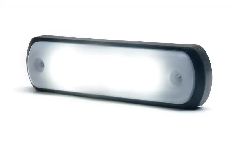 Svítilna přední obrysová LED WAS W189N/1343, 12-24V, plochá, neon ef. Vysoce Kvalitní