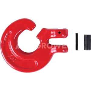 C - hák pro řetězy 10 mm, G80 - červený Expresní Doručení