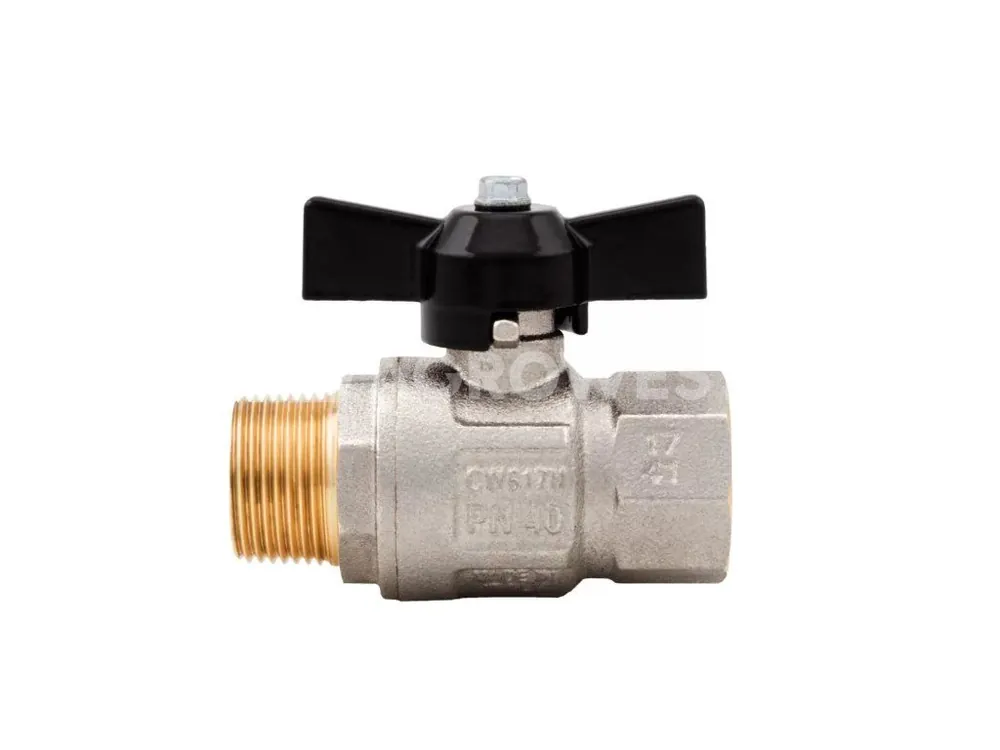 Kulový kohout motýlek G 1/2" a x G 1/2" i Finální Výprodej
