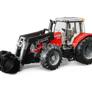 Traktor Massey Ferguson 7624 s čelním nakladačem Autentický