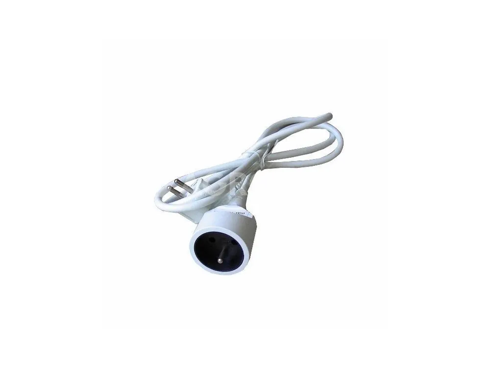 Prodlužovací kabel bílý - 10m Zlevněný