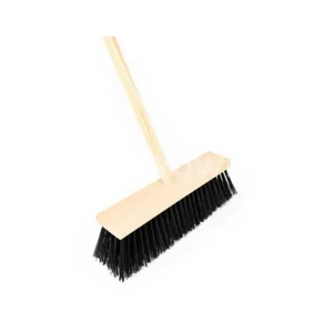 Koště silniční 40×8/9 cm s holí 140 cm – PET Jen Po Omezenou Doba