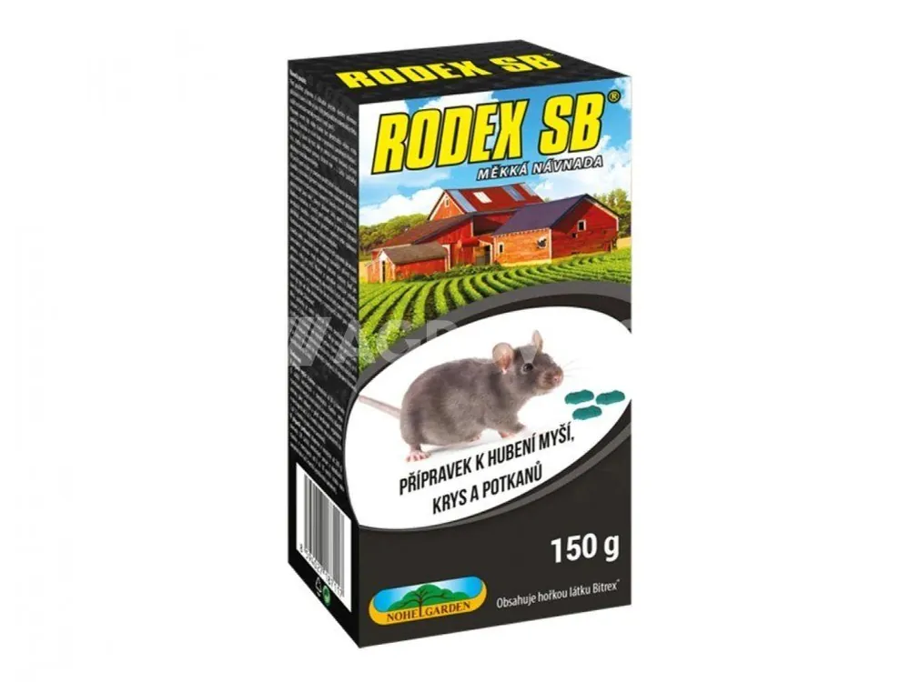 Návnada na myši Rodex SB - 150 g Oblíbený