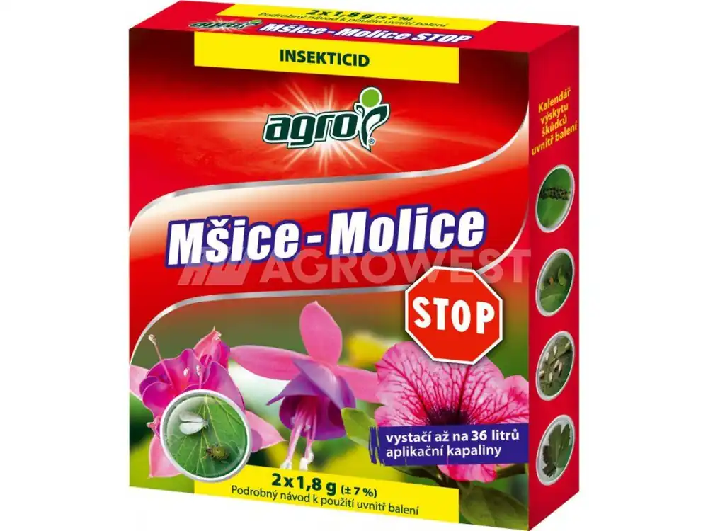 Agro Mšice - molice STOP - 2x1,8 g Autentický