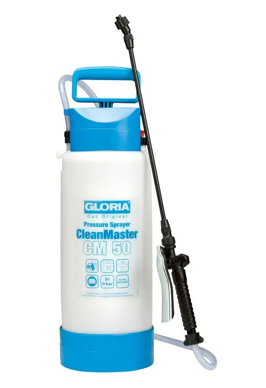 Objednat Nyní GLORIA CleanMaster CM 50 - Postřikovač pro aplikaci kyselých a alkalických postřiků GLORIA - Made in Germany