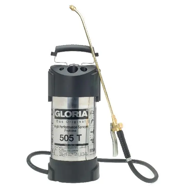 Speciální Cena GLORIA 505 T Profiline - Tlakový postřikovač s manometrem GLORIA - Made in Germany