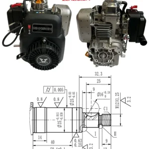 Dokud Zásoby Vydrží Motor Zongshen NH150H, 149cc, 4,0 HP pro vibrační pěchy
