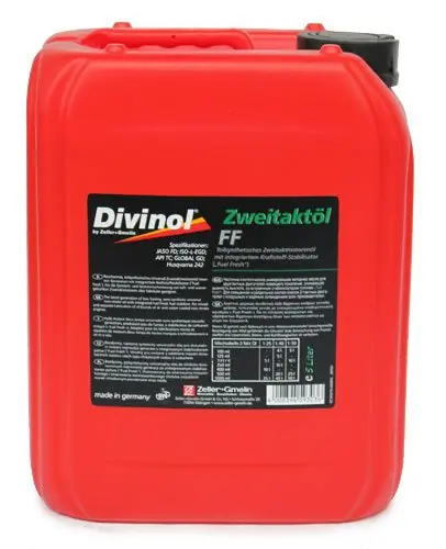 Motorový olej Divinol Zweitaktol FF pro 2 taktní motory Moto, Garden / 5 litrů DIVINOL Made in Germany Hit Sezóny