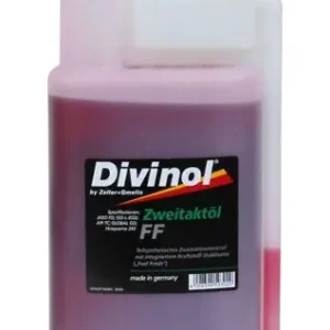 Motorový olej s dávkovačem DIVINOL Zweitaktol FF 2T Moto, Garden / 1 litr DIVINOL Made in Germany Omezená Nabídka