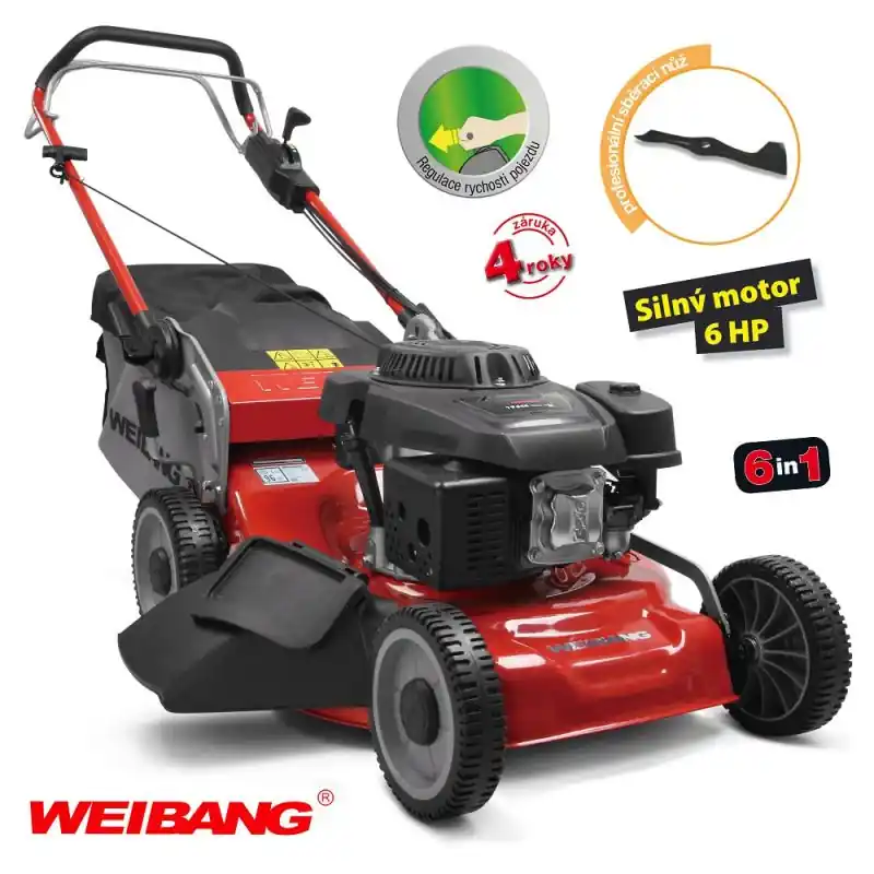 Speciální Cena Weibang WB 506 SC 6in1 RL - Benzínová sekačka Weibang - Garden Belgium