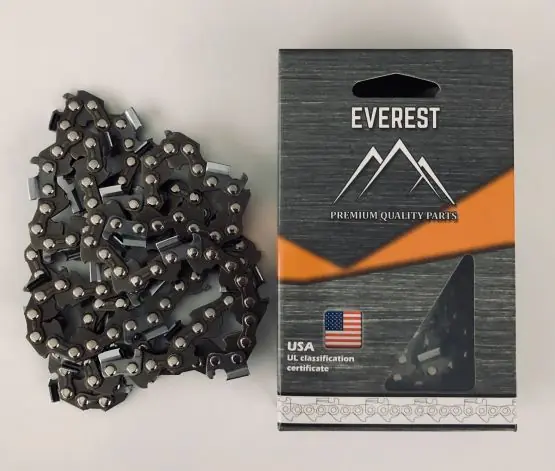 Pilový řetěz 3/8", 1,3 mm - 50 článků (kulatý zub) EVEREST - Made in USA Víkendová Akce