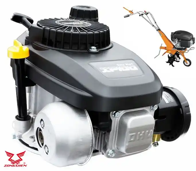 Originální Motor ZONGSHEN XP140A, 141cc, 4,5 HP, kliková hřídel 22,2 x 50 mm s těžkým setrvačníkem