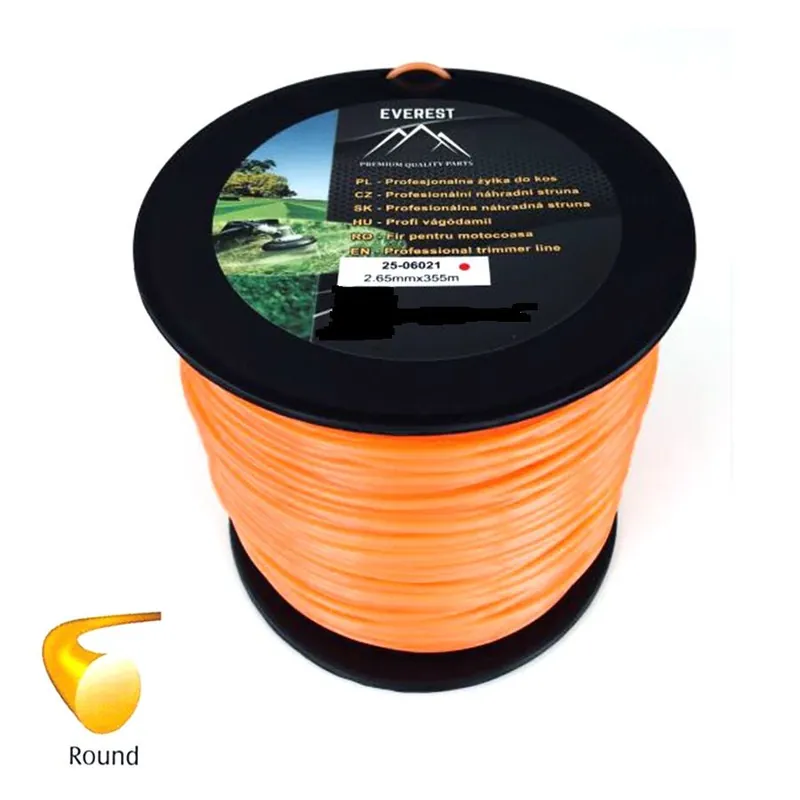 Struna ke křovinořezu 2,65 mm x 355 m / kruhová Koupit Online