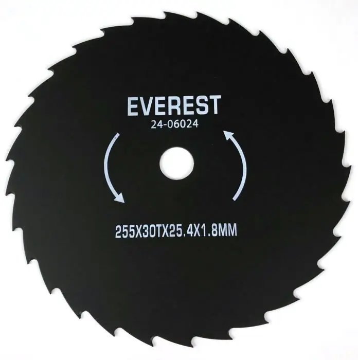 Nůž křovinořezu 30 zubý 255 / 25,4 / 1,8 mm Nová Kolekce