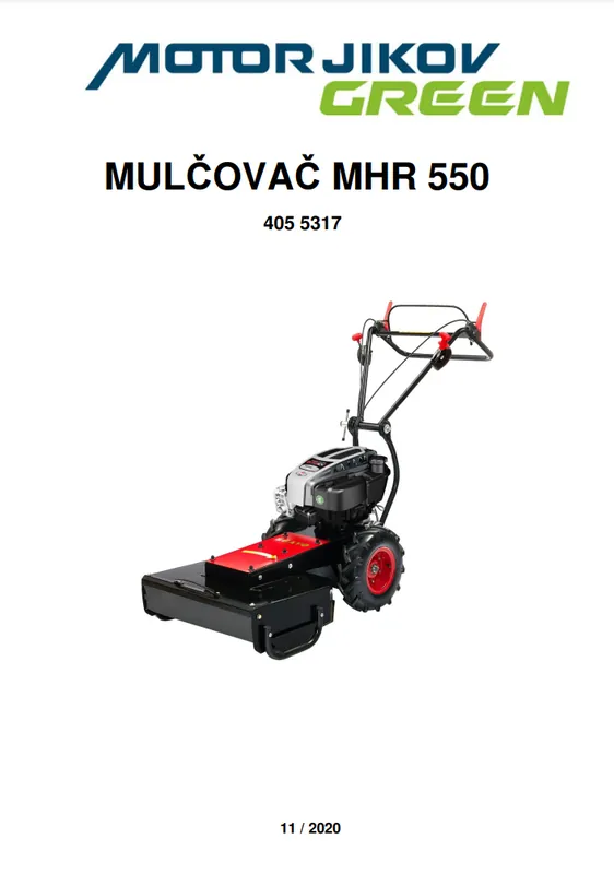 Mulčovač BRAVO MHR550 405 5317 MODEL 2020¨(Motor B&S 875 nebo RATO R225 Motor JIKOV Green a.s. Cenová Bomba