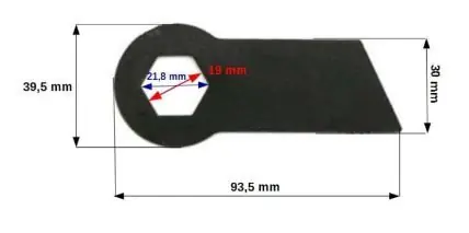 Rychlé Dodání NŮŽ pro vertikutátor CASTORAMA SPS38 HECHT 5654