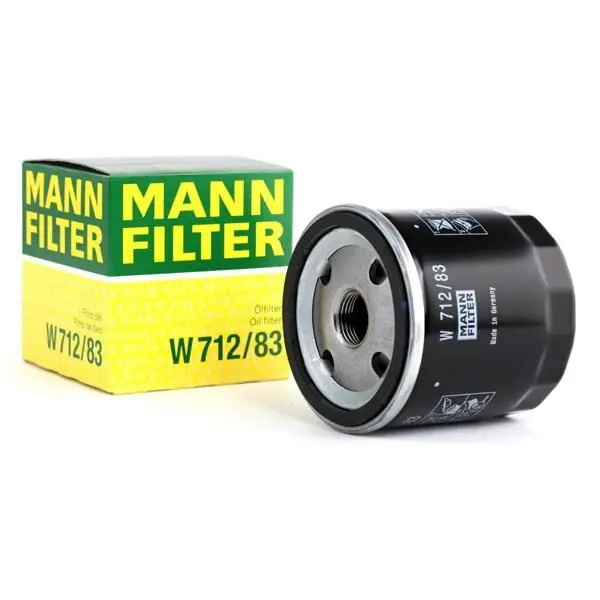 Olejový filtr MANN W712/83 pro John Deere, Wacker Neuson, Weidemann Rychlé Dodání