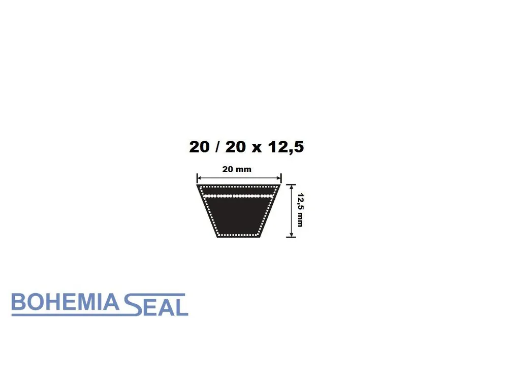Hit Sezóny Klínový řemen BC 20 x 2900 Li, 2950 Lw, Stoutbelt